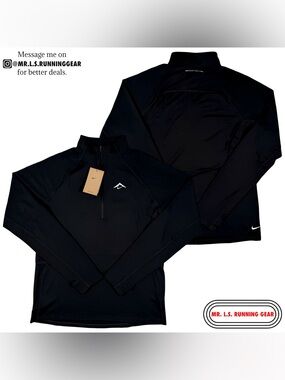 Nike Trail Dri-FIT 1/2-Zip Mid Layer Running Top FV9994-010